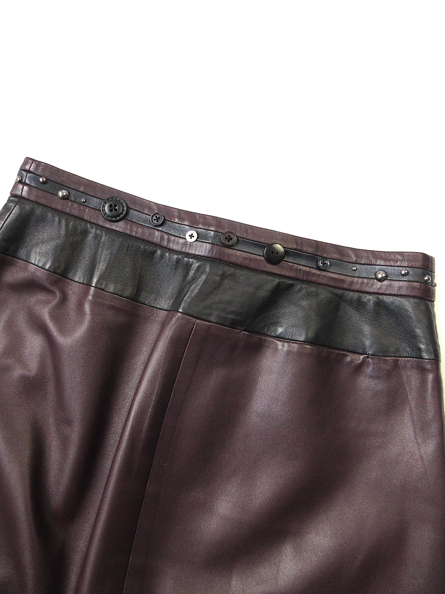 30 amelie leather skirt