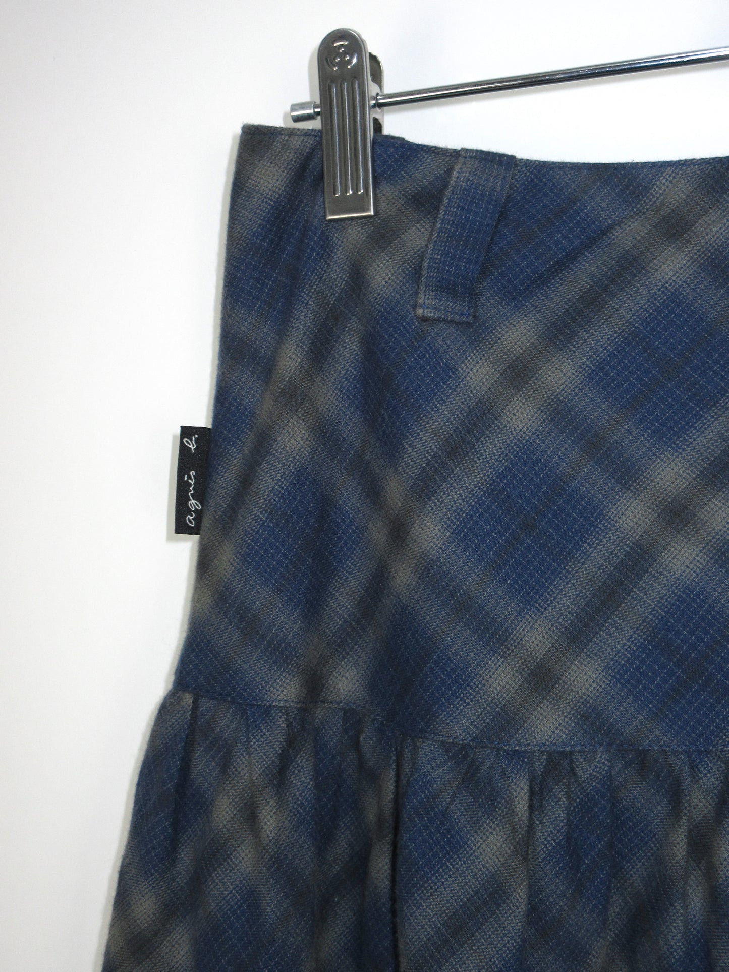 agnes b. plaid skirt