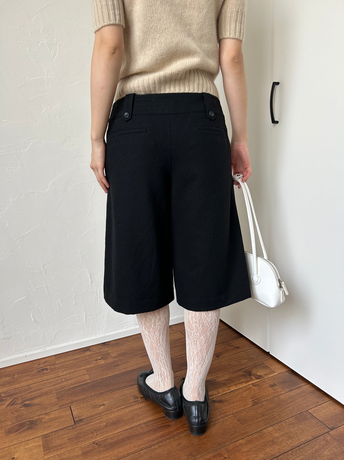 wool bermuda pants