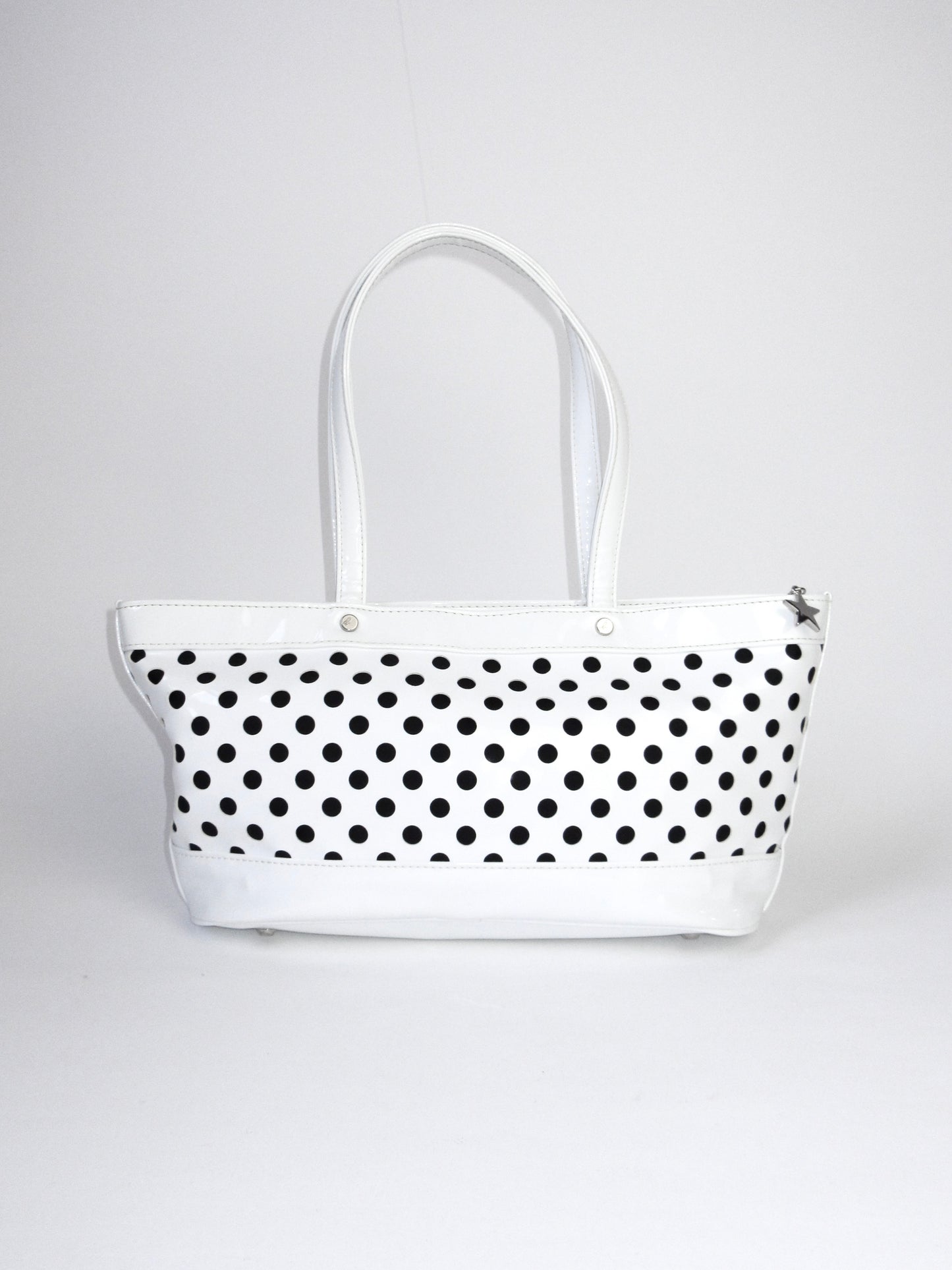 agnes b. polka dots monotone bag