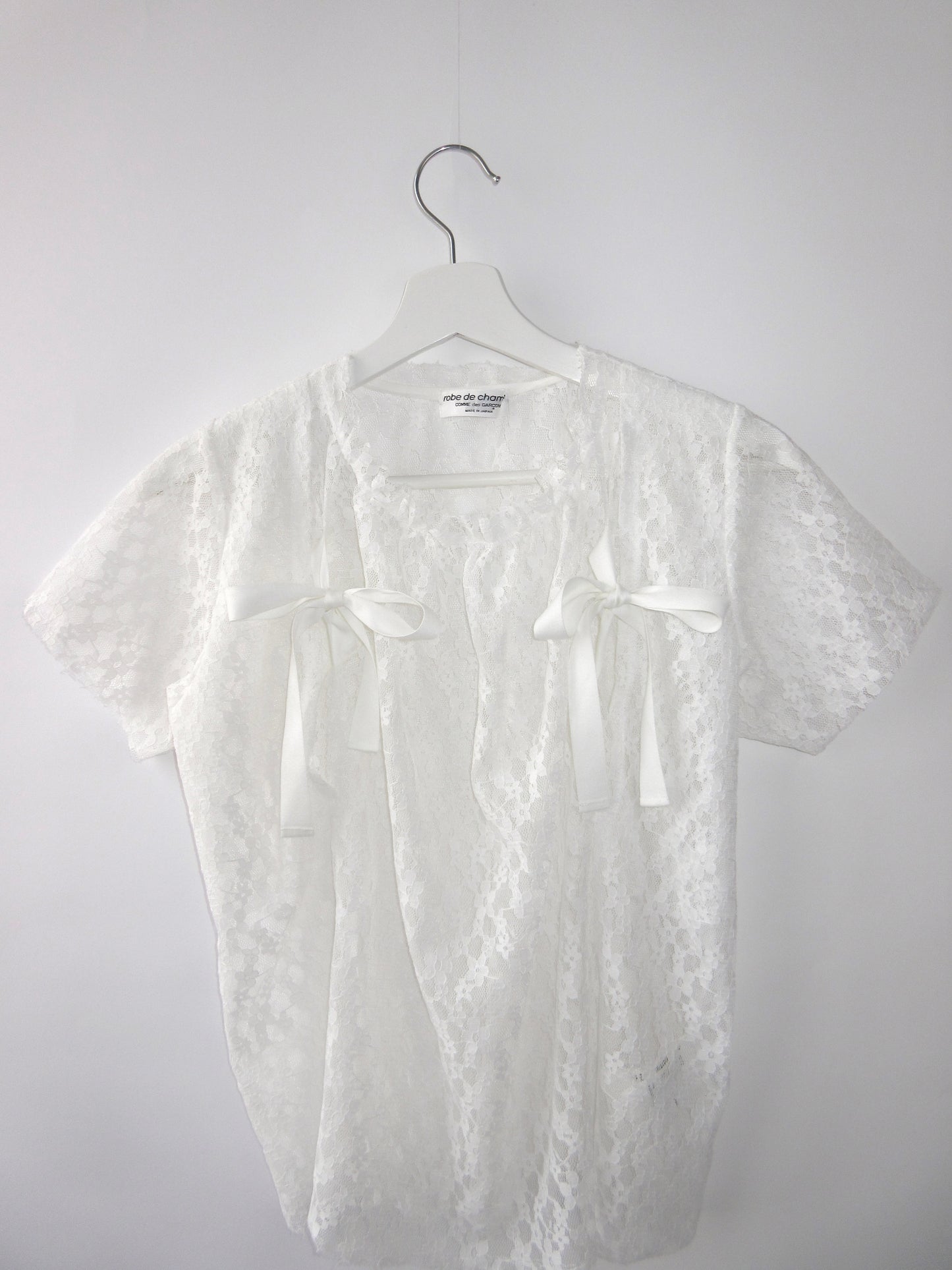 robe de chambre COMME des GARCONS lace top