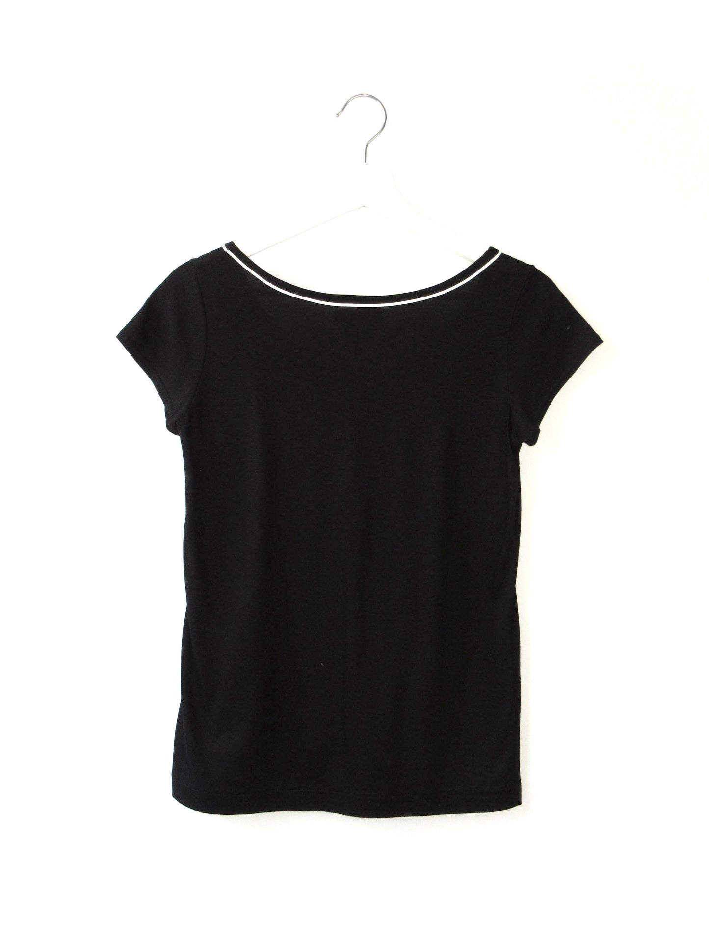 To b. by agnès b. ribbon print t-shirt