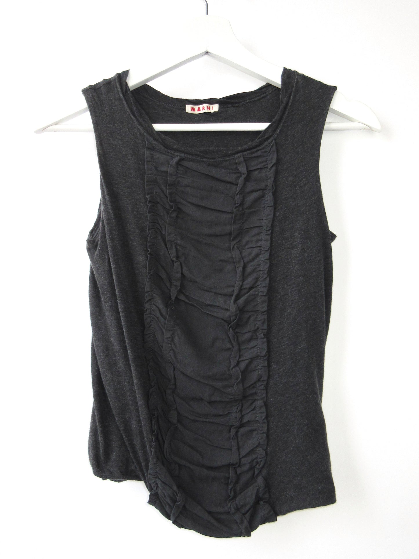 MARNI dark gray knit sleeveless