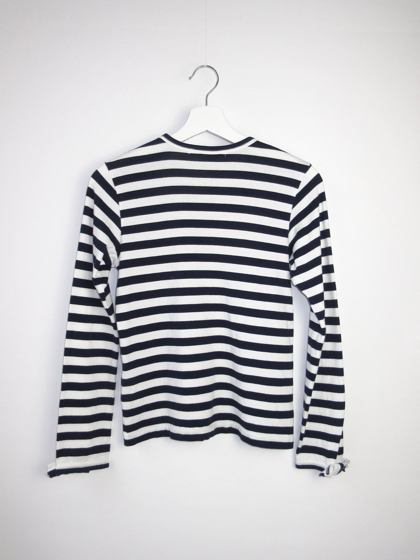 comme des garcons stripe ribbon longsleeve