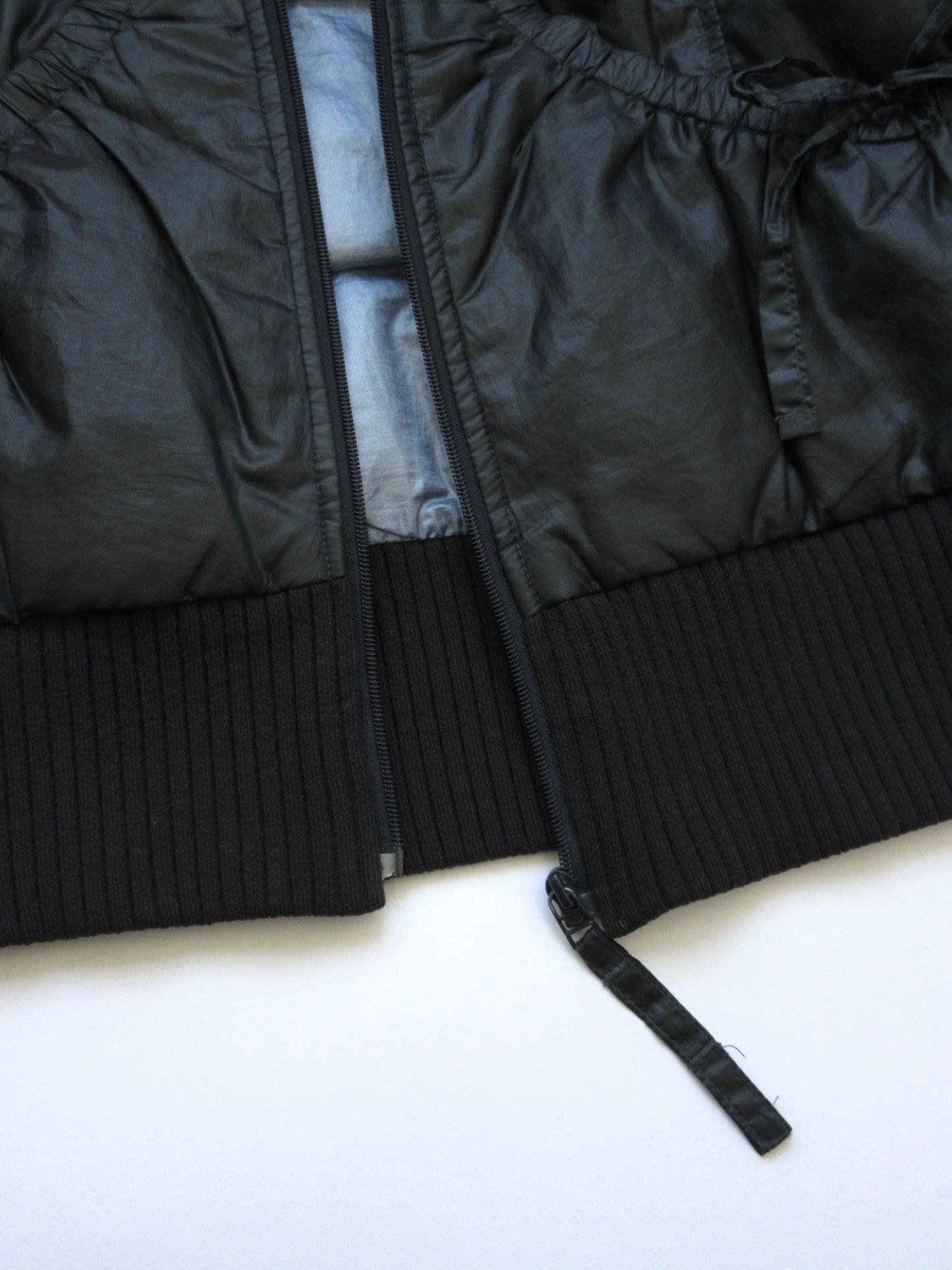 adidas ribbon point down jacket