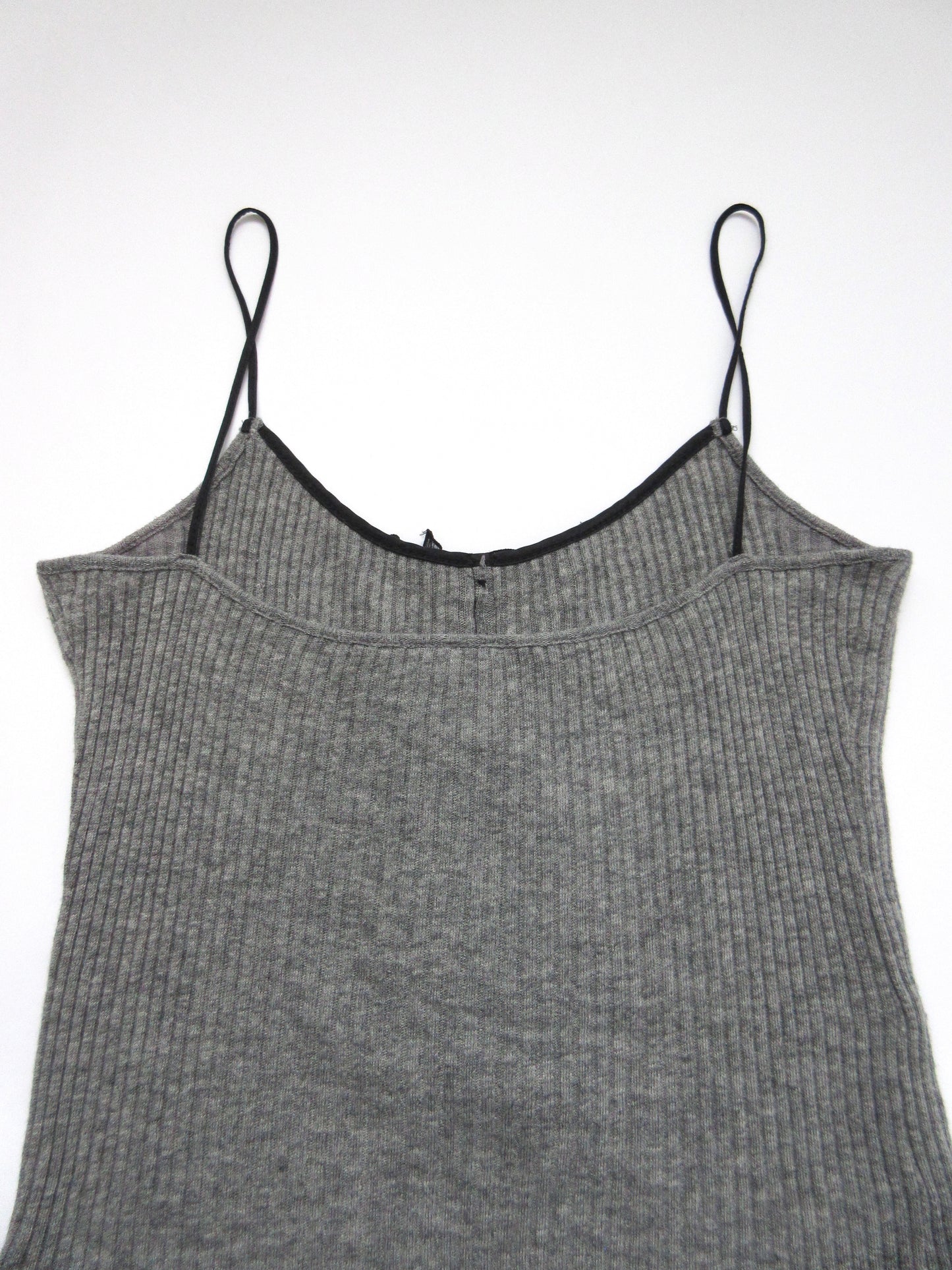 frill ribbed camisole