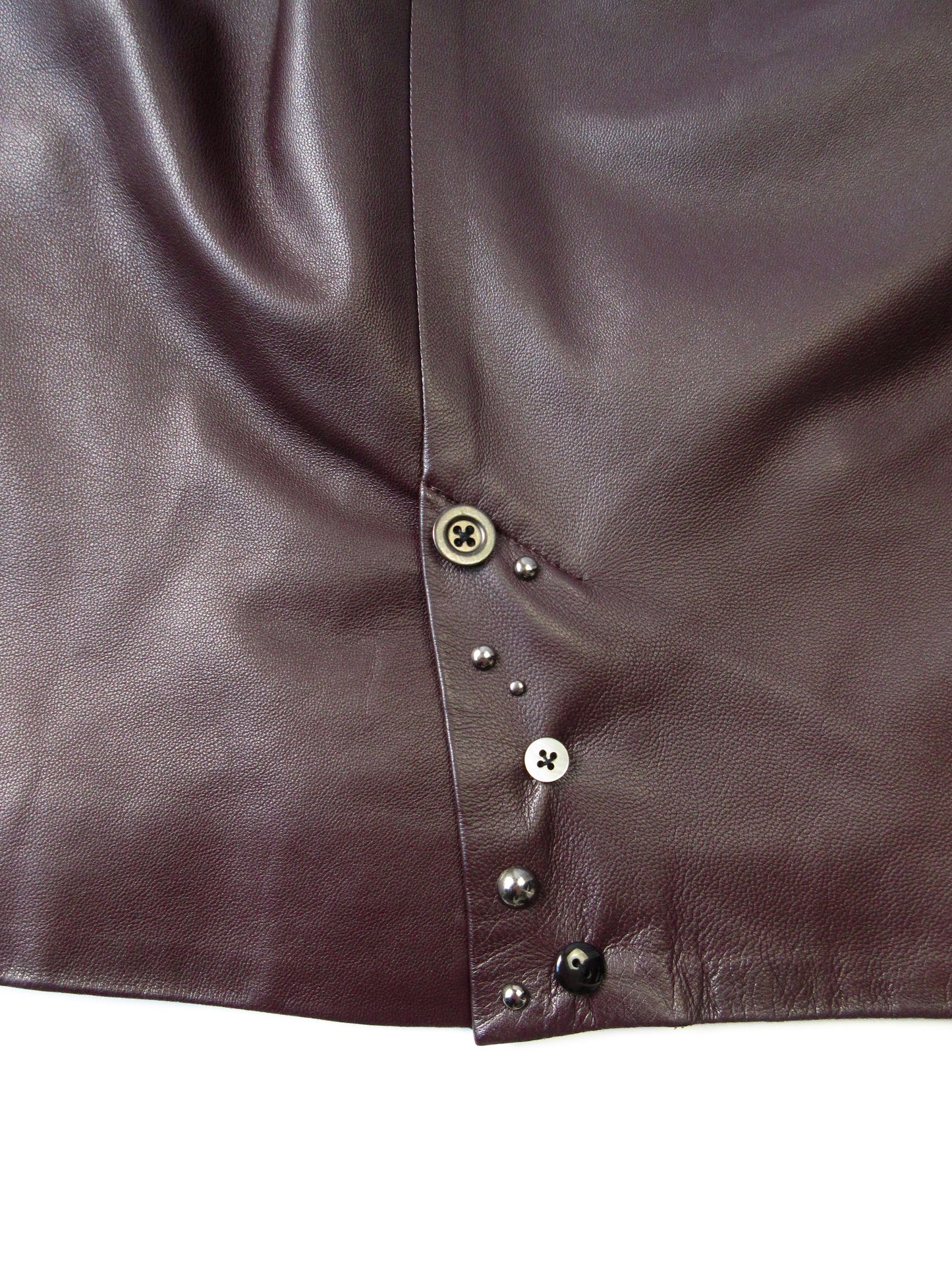 30 amelie leather skirt