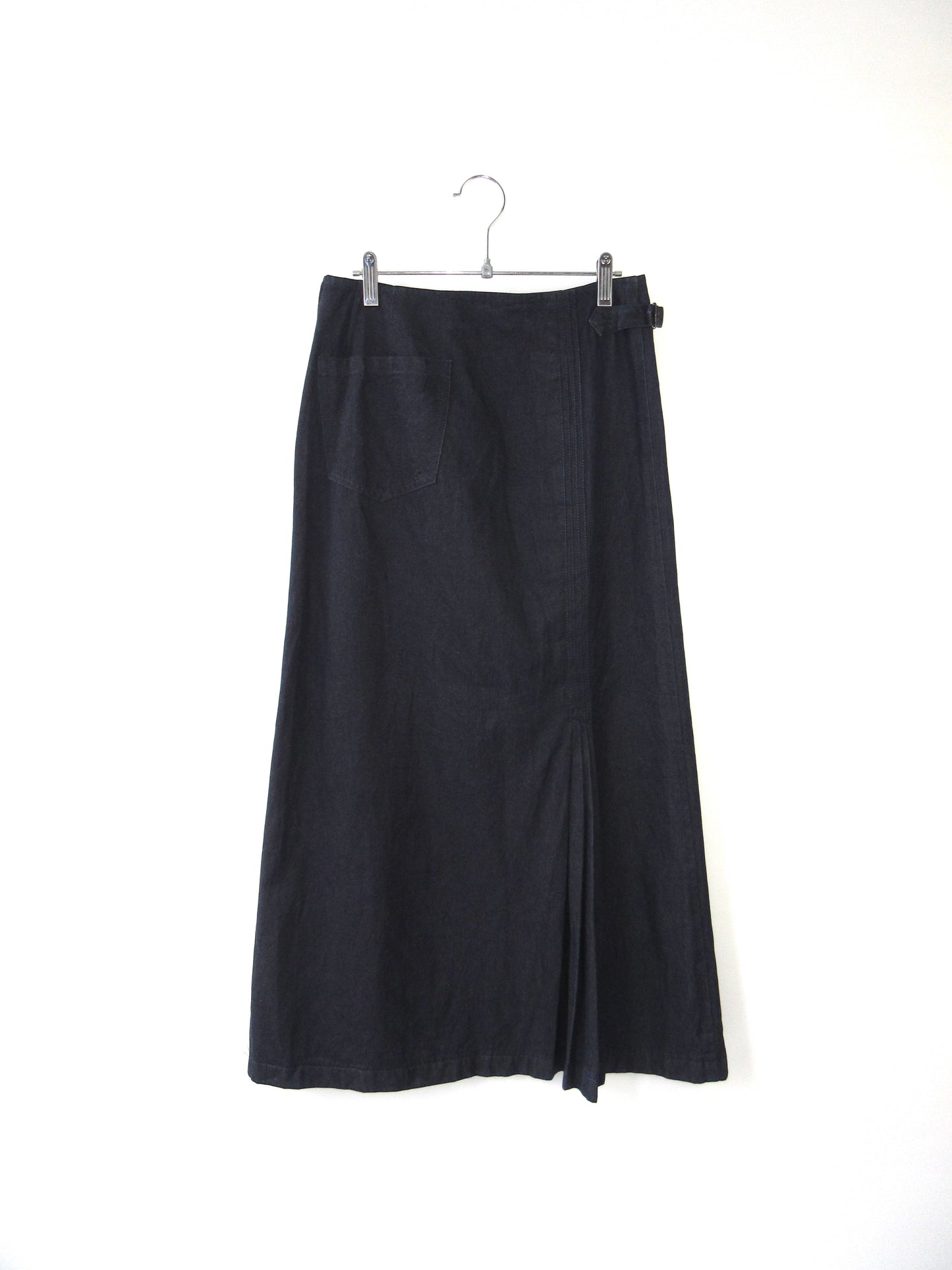 sunaokuwahara detailed denim skirt