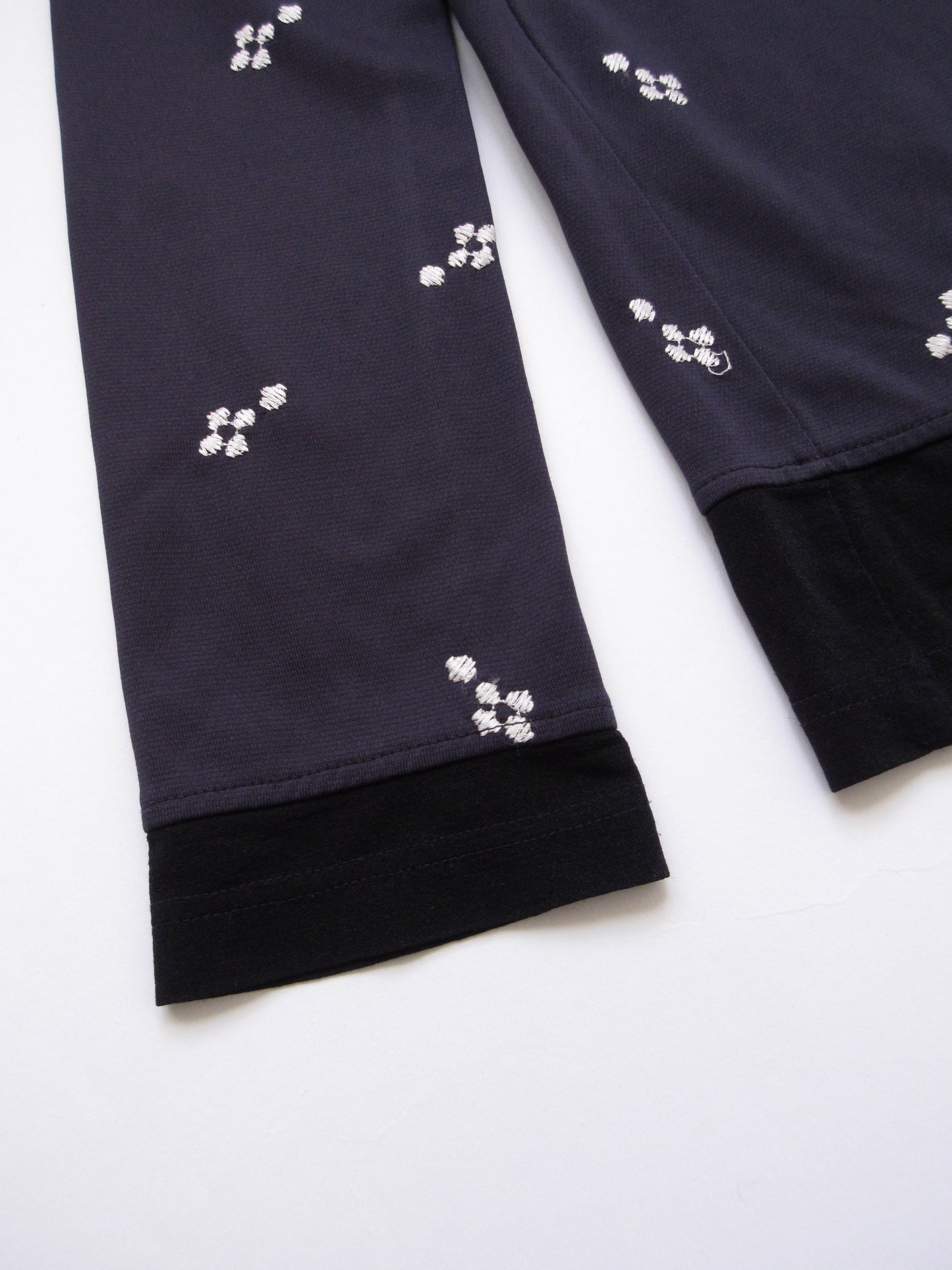 comme des garcons embroidery jersey top